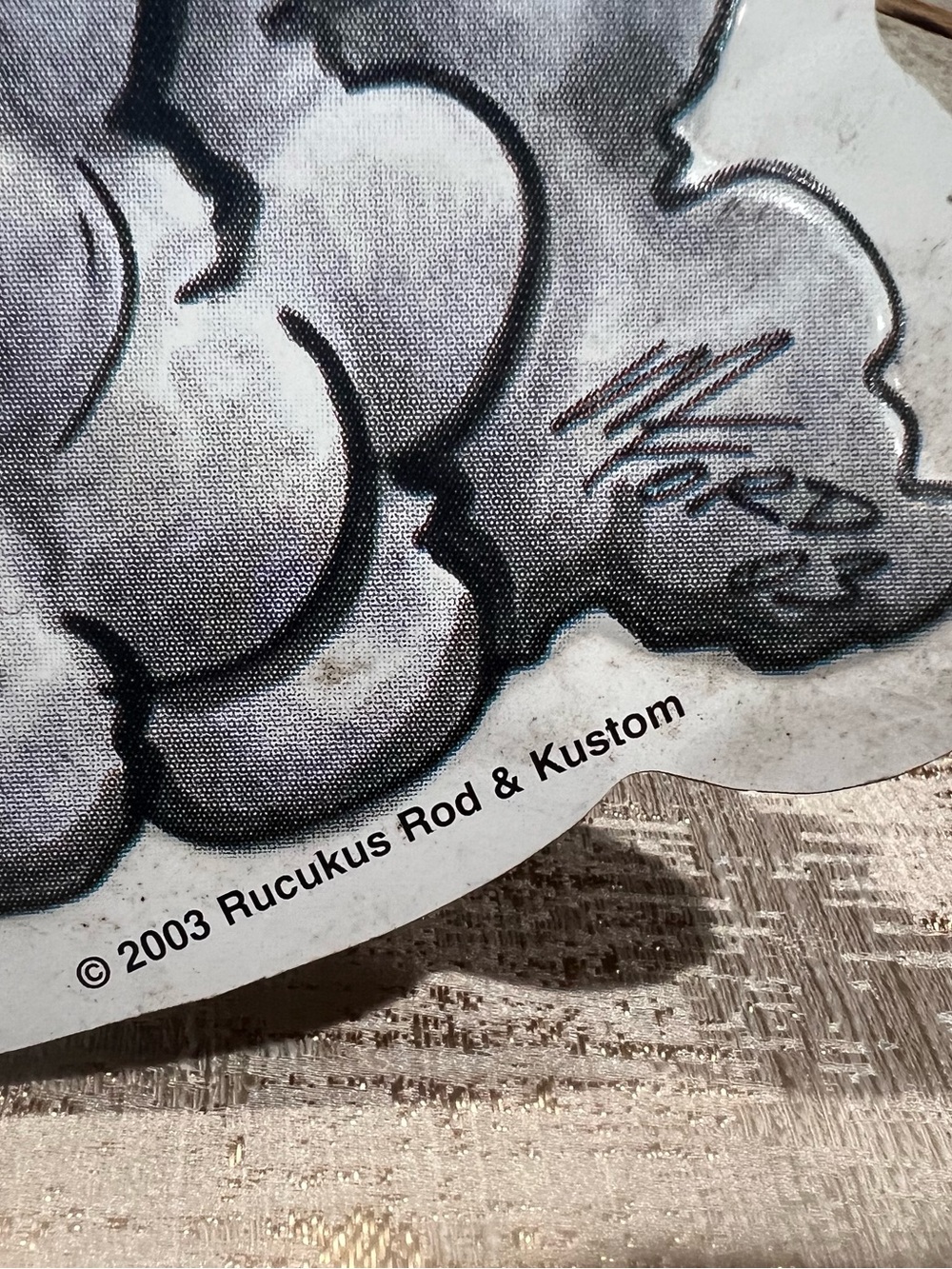 Ruckus Rod & Kustom metal sign - Picture 4 of 6
